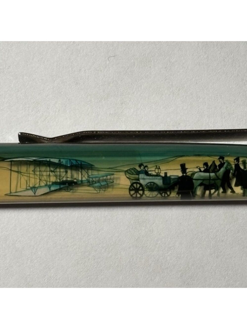Wright Flyer Floaty Pen Wilbur Orville First Powered Airplane Flight Historic